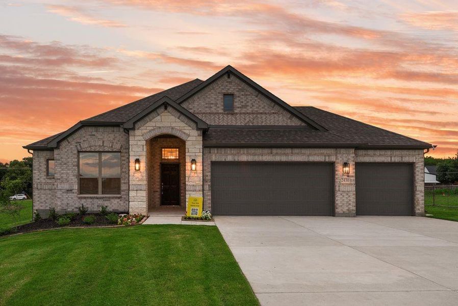 Front exterior of a new home in , Lowry Crossing, TX, highlighting curb appeal (Image 20).