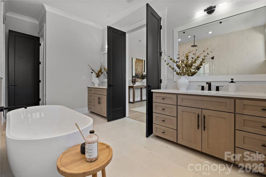 Furnished interior view inside a new home in Bluffs at Wesley Chapel, Wesley Chapel (Image 24).