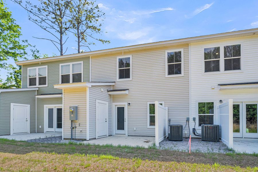Exterior details and patio area of a home in Lakeview Commons, Goose Creek (Image 31).