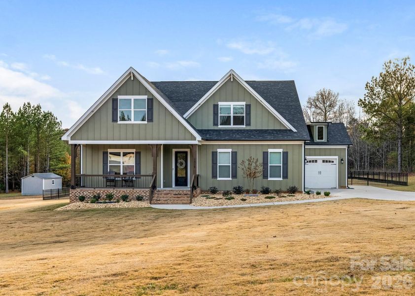 Welcome Home to this beautifully crafted 1.5 Story, 4 bedroom/3 bath that is situated on 1acre.