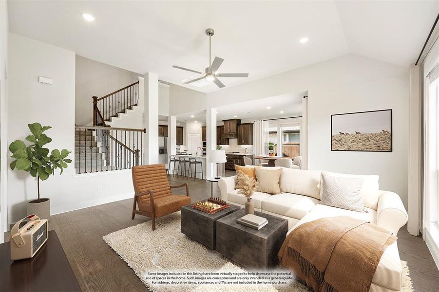 Furnished interior view inside a new home in Liberty, Melissa (Image 12).