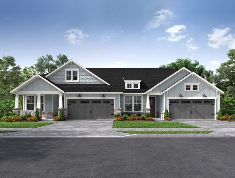 Representative exterior photo of a completed home built from the Messina by Beazer Homes in Meridiana, Iowa Colony, TX (Image 3). Representative exterior photo of a completed home built from the Messina by Beazer Homes in Meridiana, Iowa Colony, TX (Image 3).