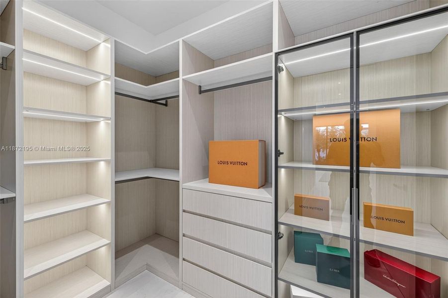 Primary Dual Walk In Closets