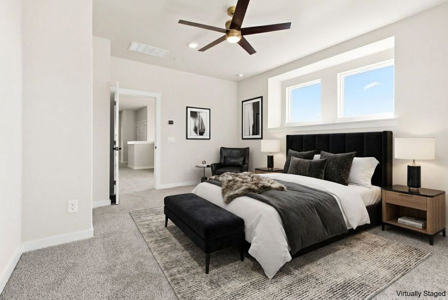 Furnished interior view inside a new home in Ten Mile Creek, Celina (Image 13). Furnished interior view inside a new home in Ten Mile Creek, Celina (Image 13).
