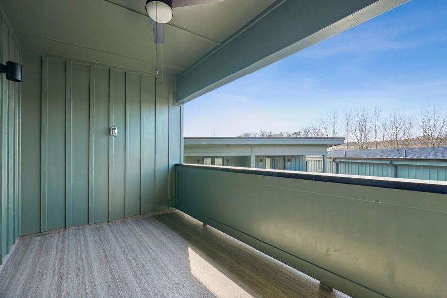 Exterior details and patio area of a home in , Atlanta (Image 31).