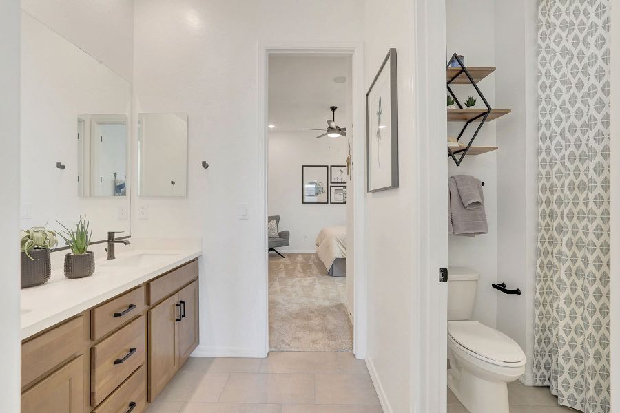 Representative furnished interior of a home built from the Cobalt by Mattamy Homes in Tyler Ranch, Buckeye (Image 38).