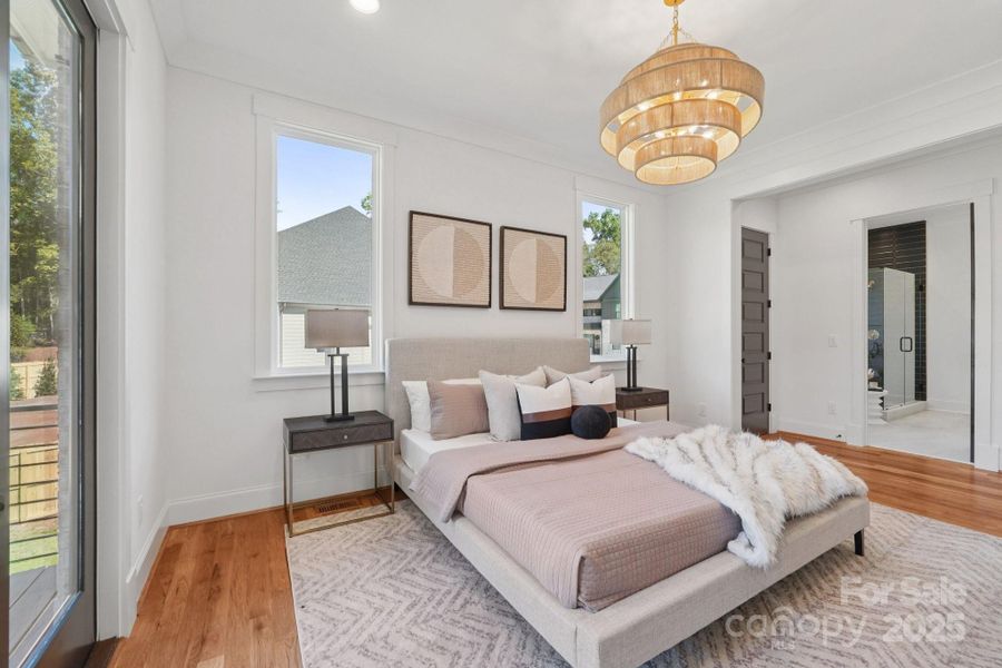 Furnished interior view inside a new home in , Charlotte (Image 28).