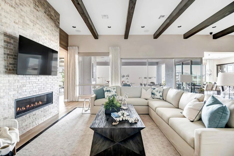 Furnished interior view inside a new home in Summit at The Dells, Prescott (Image 10).