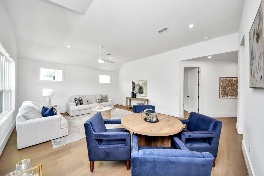 Furnished interior view inside a new home in , Houston (Image 36).