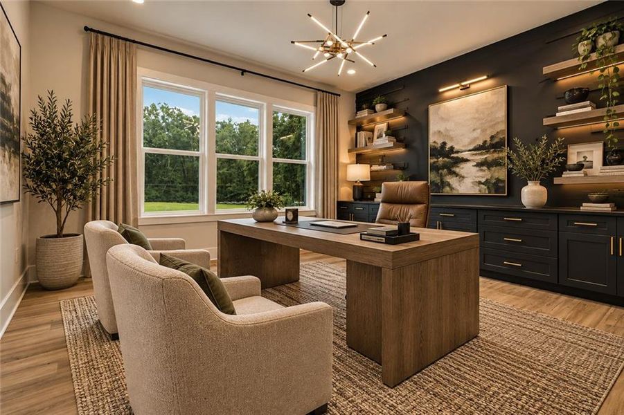 Furnished interior view inside a new home in , Covington (Image 5).