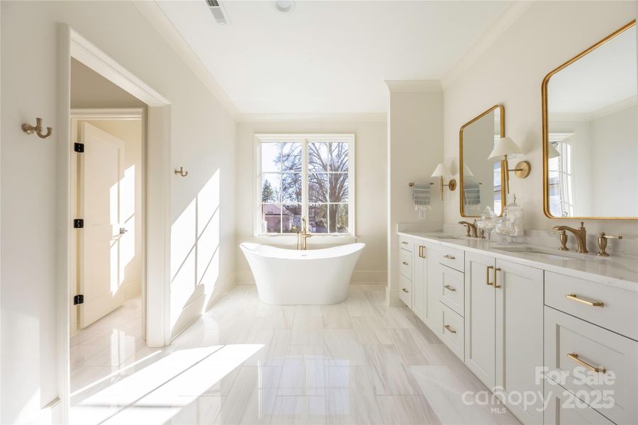 Upstairs Landing Flooded with Natural Light from Skylights