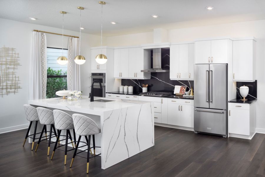 Representative furnished interior of a home built from the Livingstone by Mattamy Homes in Newfield, Palm City (Image 3).
