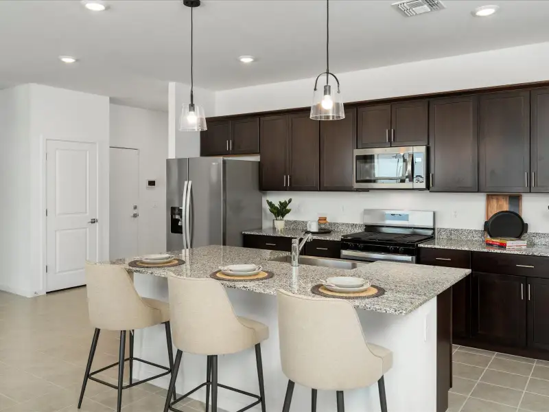 Furnished interior view inside a new home in Silva Farms - Classic Series, Goodyear (Image 2).