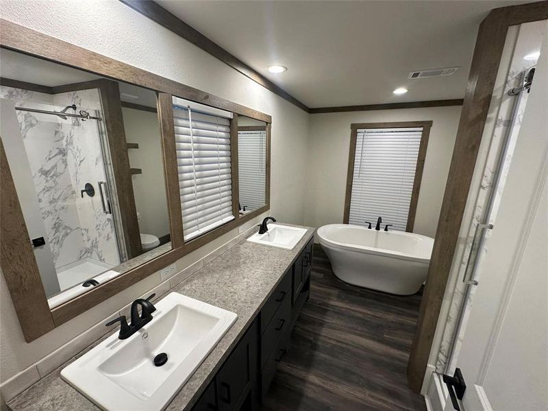 Furnished interior view inside a new home in , Decatur (Image 7).