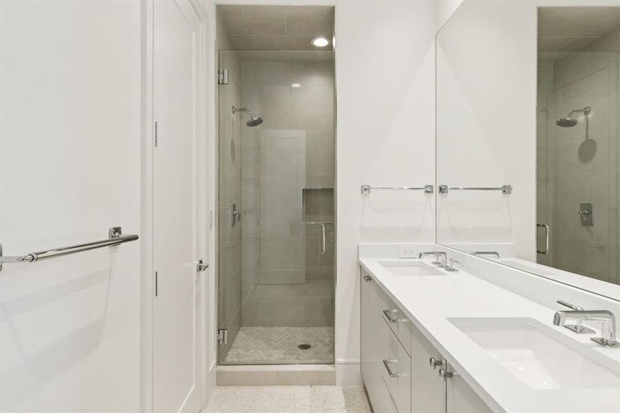 Furnished interior view inside a new home in , Malakoff (Image 30). Furnished interior view inside a new home in , Malakoff (Image 30).