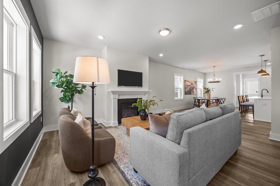 Representative furnished interior of a home built from the Storyteller by Garman Homes in Allen Park, Raleigh (Image 9). Representative furnished interior of a home built from the Storyteller by Garman Homes in Allen Park, Raleigh (Image 9).