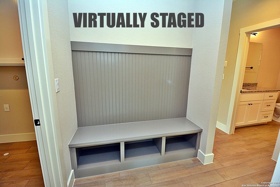 Furnished interior view inside a new home in , Blanco (Image 6). Furnished interior view inside a new home in , Blanco (Image 6).