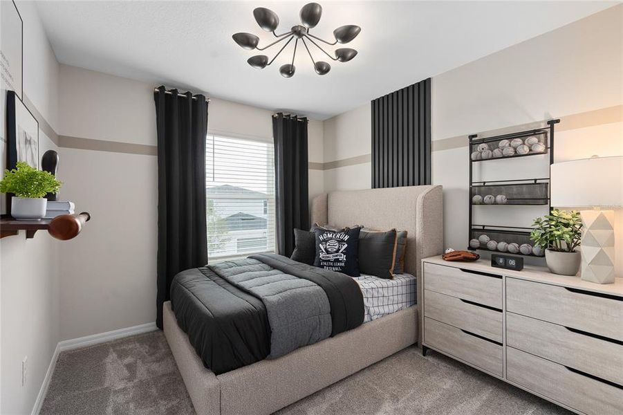Furnished interior view inside a new home in EverBe, Orlando (Image 21).