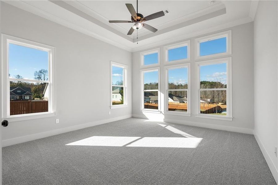 Spacious, unfurnished interior of a new home in Yellowstone Farms, Cumming (Image 22).