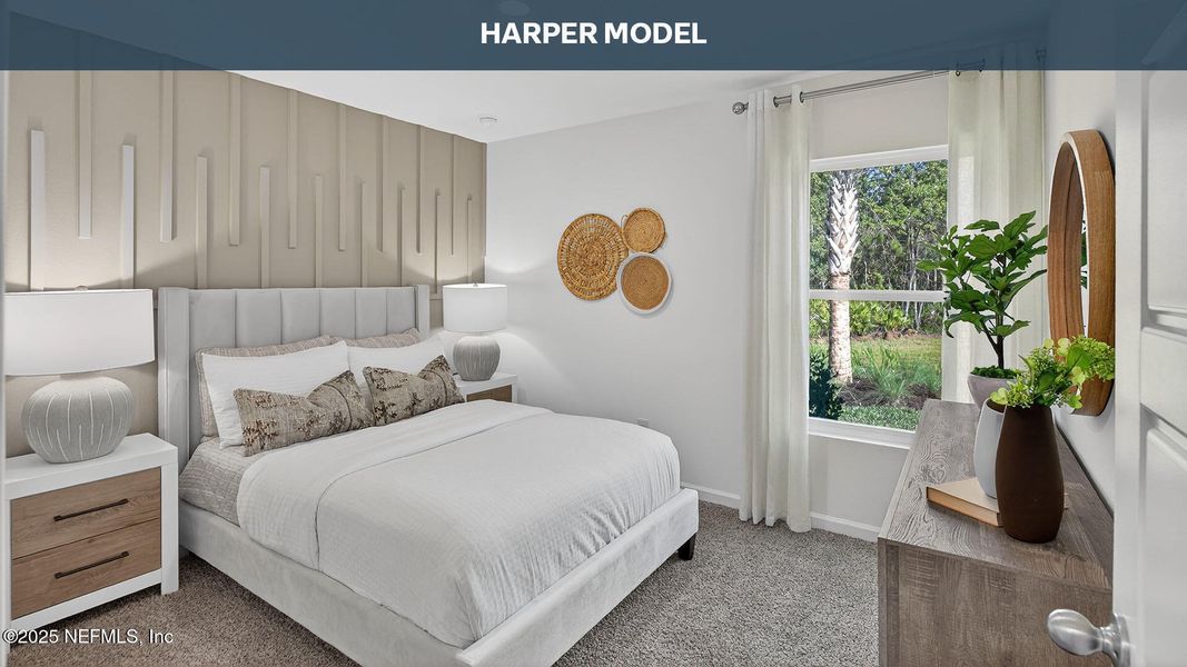 Furnished interior view inside a new home in , Bunnell (Image 17).