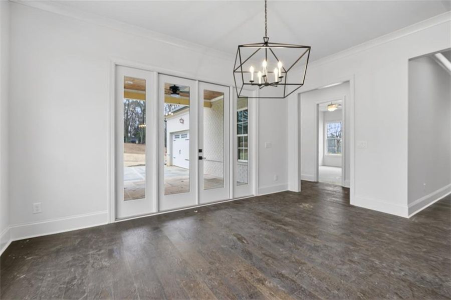 Spacious, unfurnished interior of a new home in , Suwanee (Image 50).