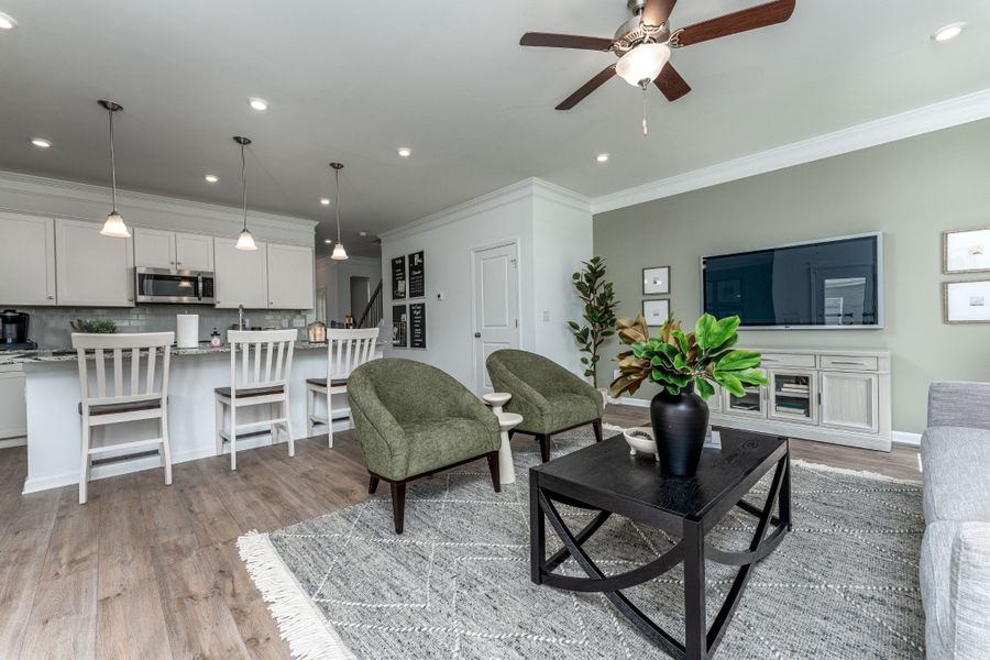 Furnished interior view inside a new home in Cantigny Park, Clarksville (Image 6).