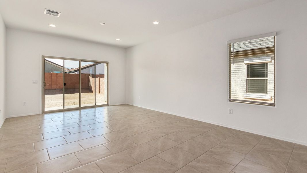 Representative unfurnished interior of a home built from the Dalton by D.R. Horton in The Oasis at Rocking K, Vail (Image 14).
