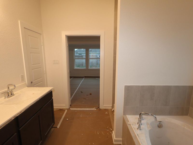 In-progress construction of a new home in Miller's Pond, Rosenberg, TX (Image 19).