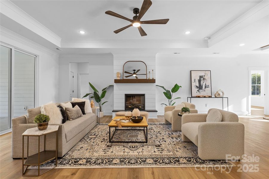 Furnished interior view inside a new home in , Midland (Image 9).