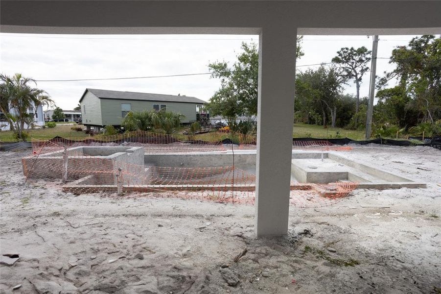 Exterior details and patio area of a home in , Englewood (Image 4). Exterior details and patio area of a home in , Englewood (Image 4).