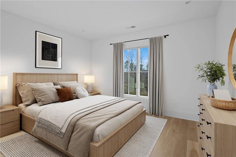 Furnished interior view inside a new home in , Milton (Image 37).