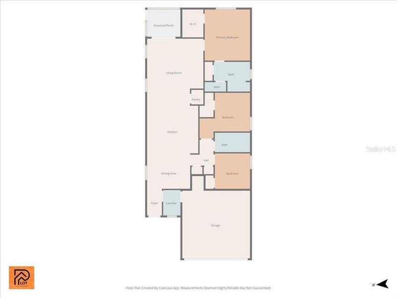 2D floor plan layout of this home in , Parrish, FL (Image 5).