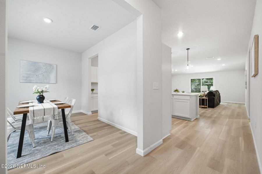 Furnished interior view inside a new home in , Jacksonville (Image 28).