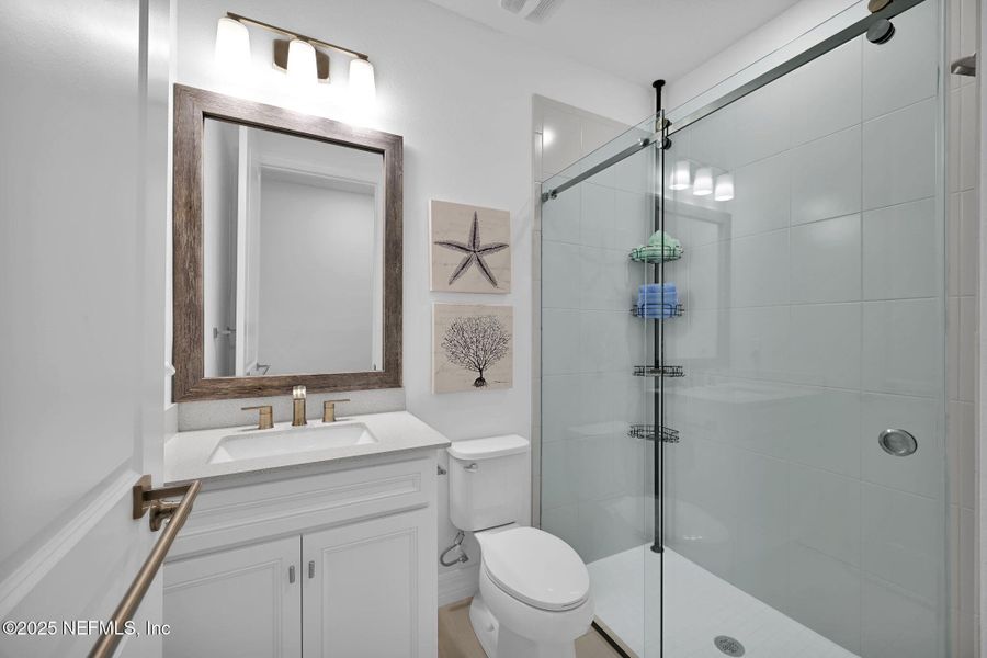 Furnished interior view inside a new home in , Jacksonville (Image 15). Furnished interior view inside a new home in , Jacksonville (Image 15).