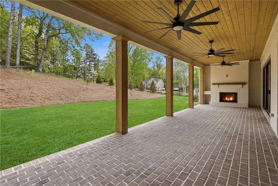 Exterior details and patio area of a home in , Cumming (Image 23).