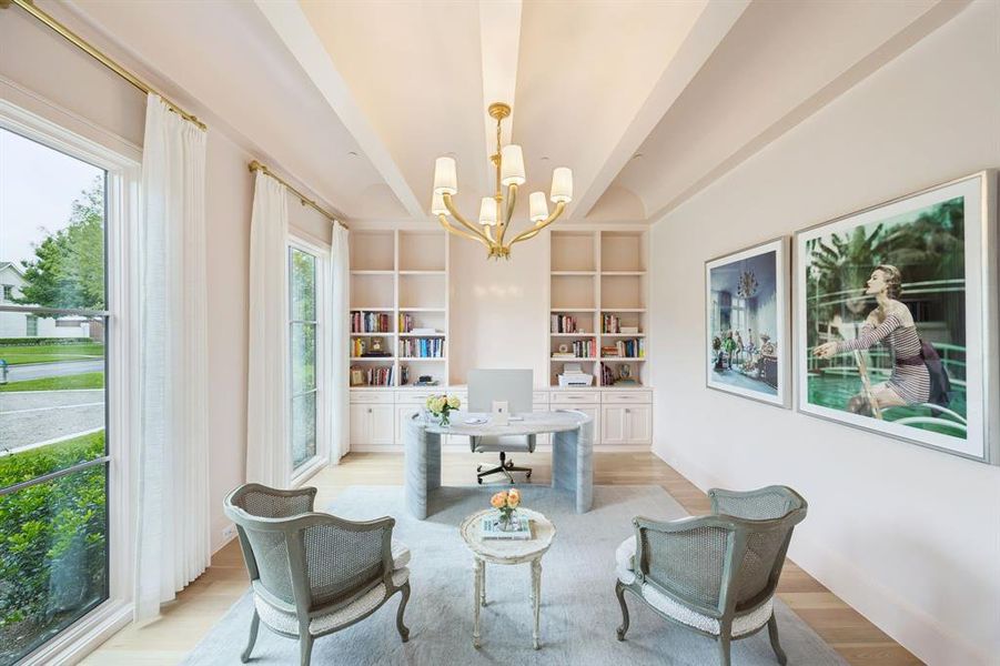 Furnished interior view inside a new home in , Dallas (Image 17).