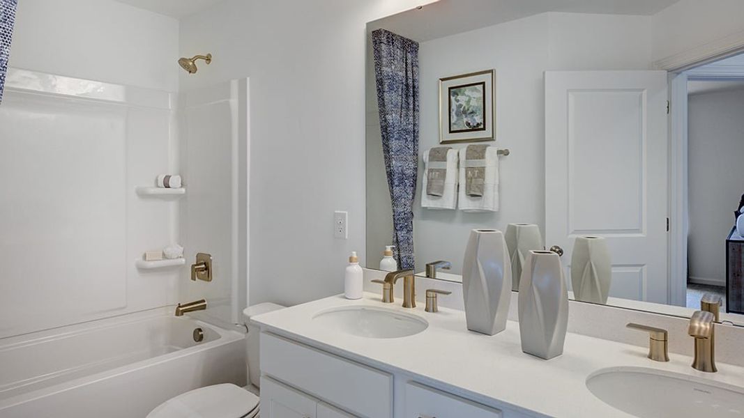 Furnished interior view inside a new home in Buffalo Townes, Garner (Image 7).
