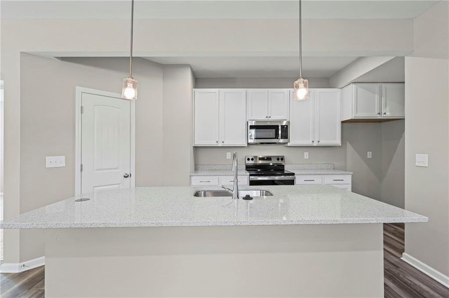 Furnished interior view inside a new home in Villas at Gold Creek, Dawsonville (Image 6).