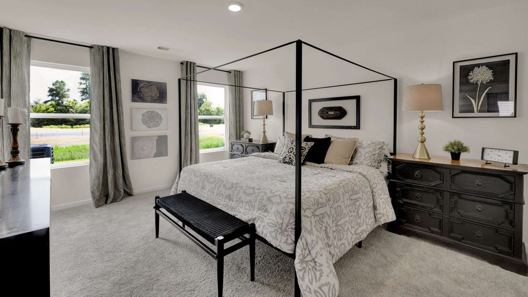 Furnished interior view inside a new home in Fox Hollow, Dalton (Image 24).