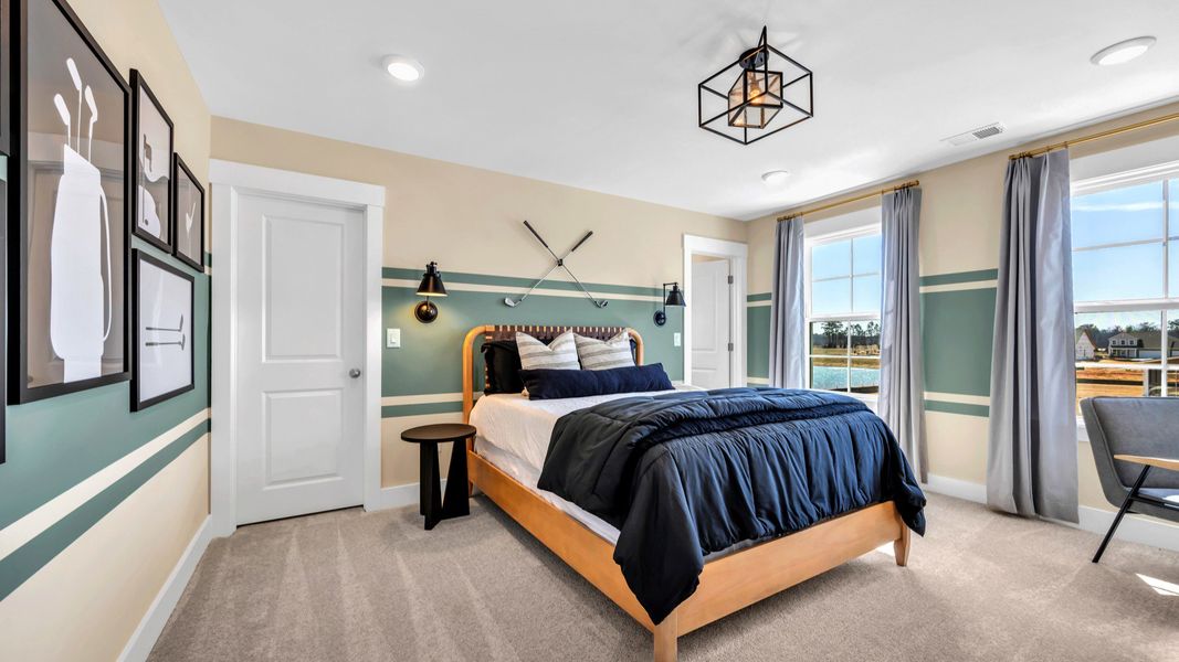 Representative furnished interior of a home built from the Lighthouse by DRB Homes in Chestnut Farms, Longs (Image 29).