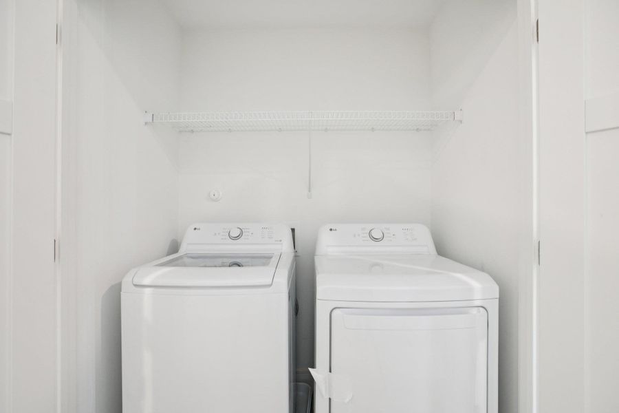 Laundry area with washer and dryer