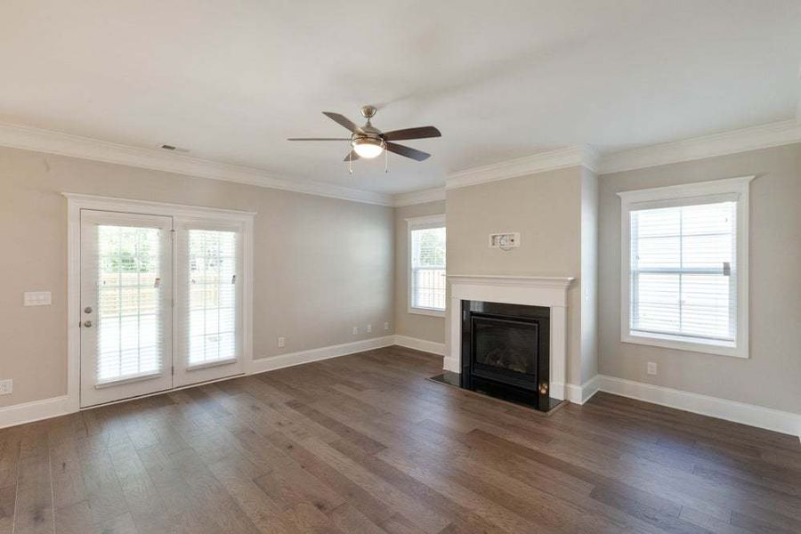 Great Room with Fireplace Option