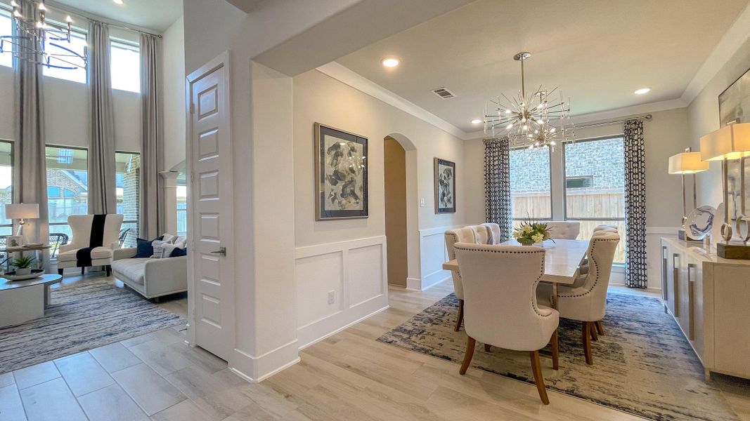 Furnished interior view inside a new home in Jordan Ranch, Katy (Image 4).