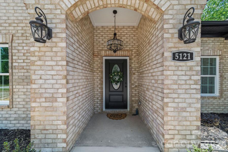 Exterior details and patio area of a home in , Matthews (Image 3).