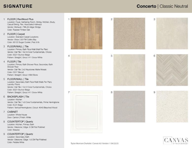 Design Selections - This home is currently under construction - selections are subject to change