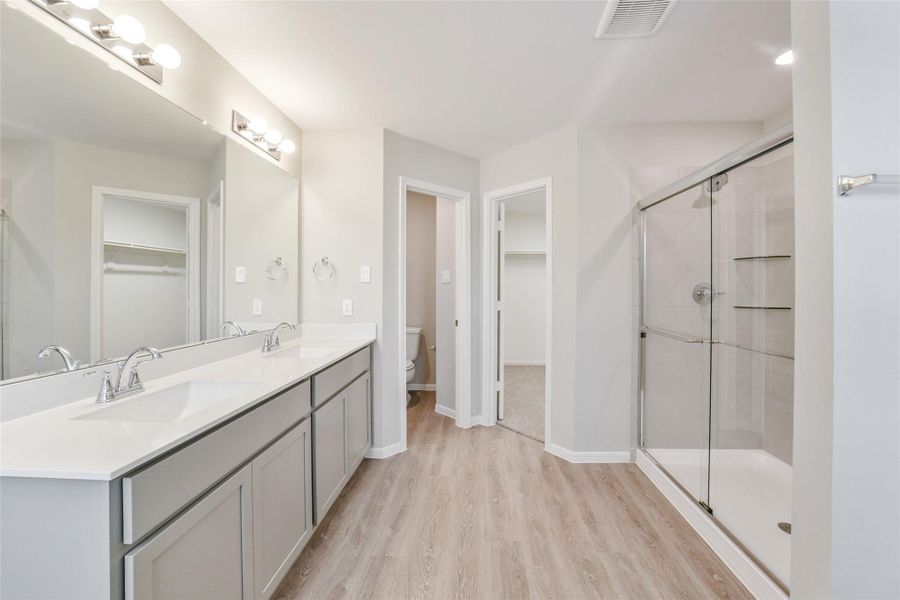 Furnished interior view inside a new home in , Houston (Image 8).