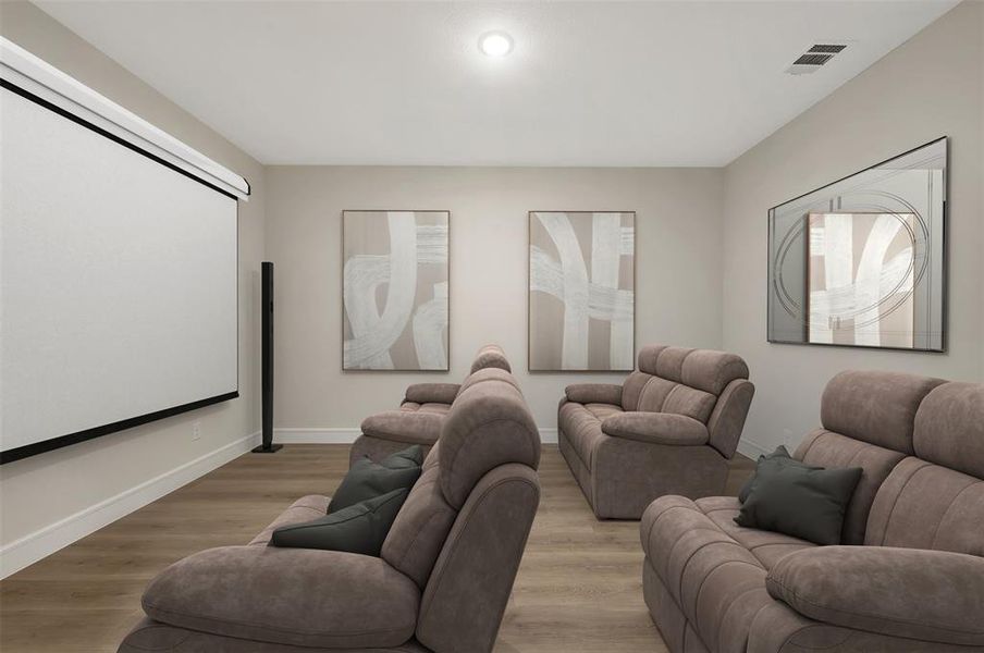 Furnished interior view inside a new home in Elevon, Lavon (Image 17).