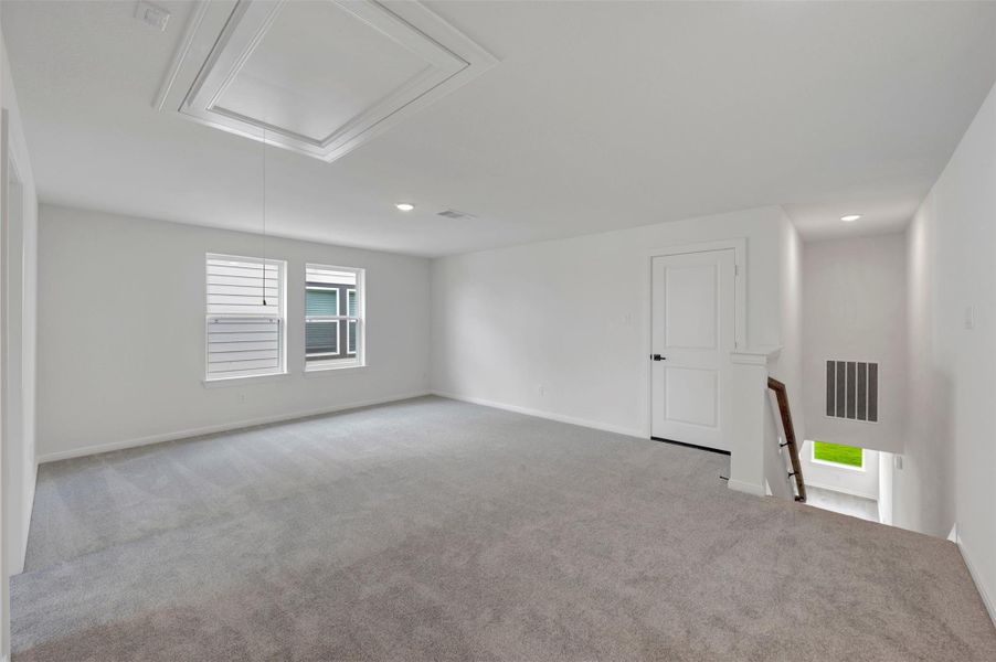 Spacious, unfurnished interior of a new home in Jordan Ranch - Terrace Collection, Fulshear (Image 22). Spacious, unfurnished interior of a new home in Jordan Ranch - Terrace Collection, Fulshear (Image 22).