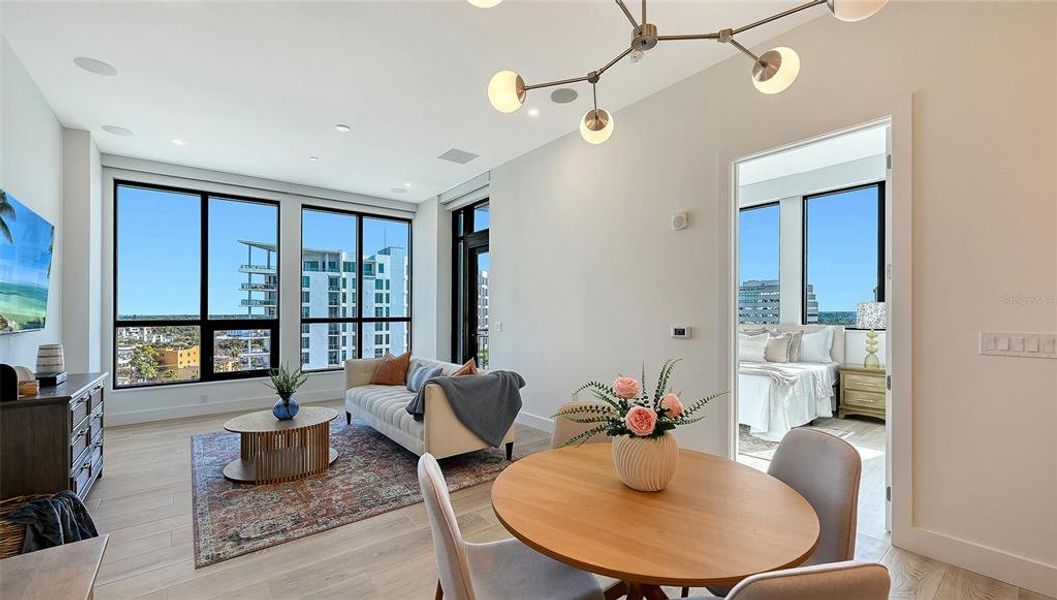 Furnished interior view inside a new home in , Sarasota (Image 28).
