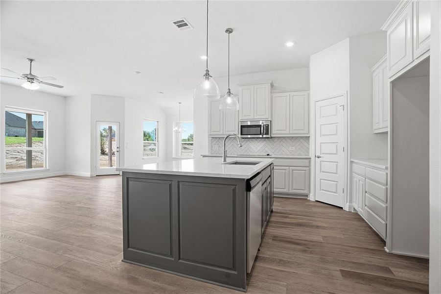 Furnished interior view inside a new home in Arbor Oaks, Boyd (Image 28).